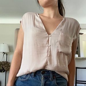 3/ $20 Zara Pale Pink Button Up